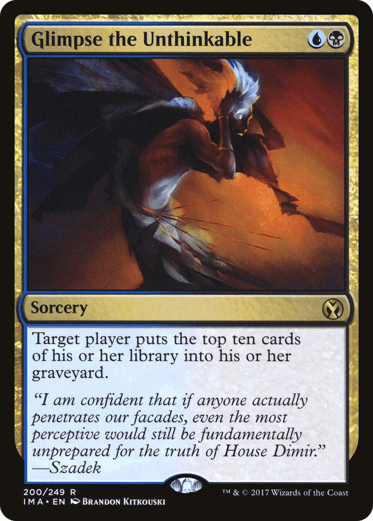 Glimpse the Unthinkable [Iconic Masters] Foil