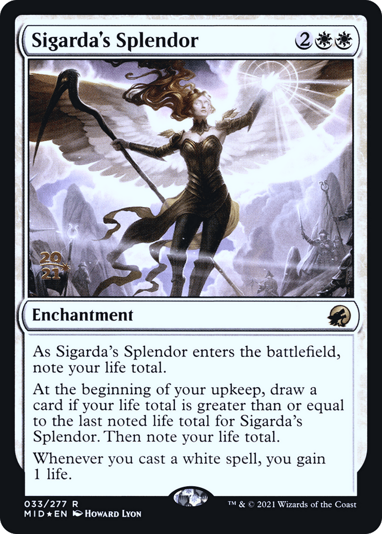 Sigarda's Splendor [Innistrad: Midnight Hunt Prerelease Promos]