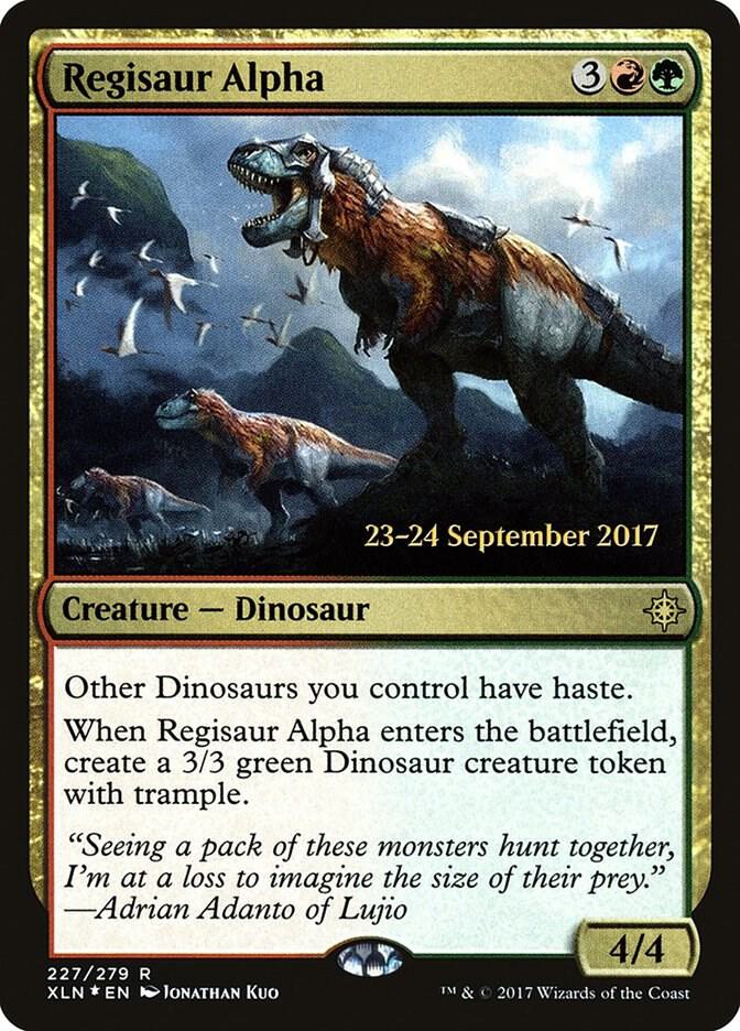 Regisaur Alpha 227s/120 (Prerelease Cards)  - Foil