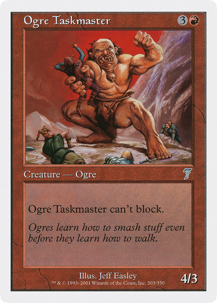 Ogre Taskmaster [Seventh Edition] Foil