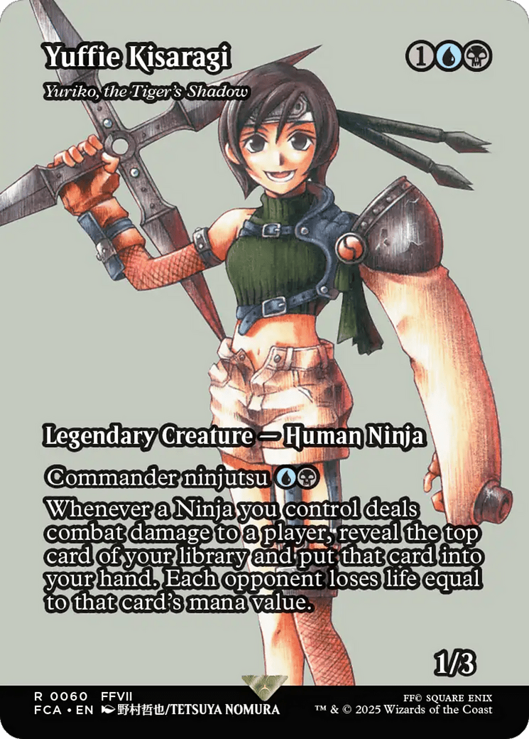 Yuriko, the Tiger's Shadow (060) [FINAL FANTASY: Through the Ages]  / Yuffie Kisaragi (Borderless) Foil
