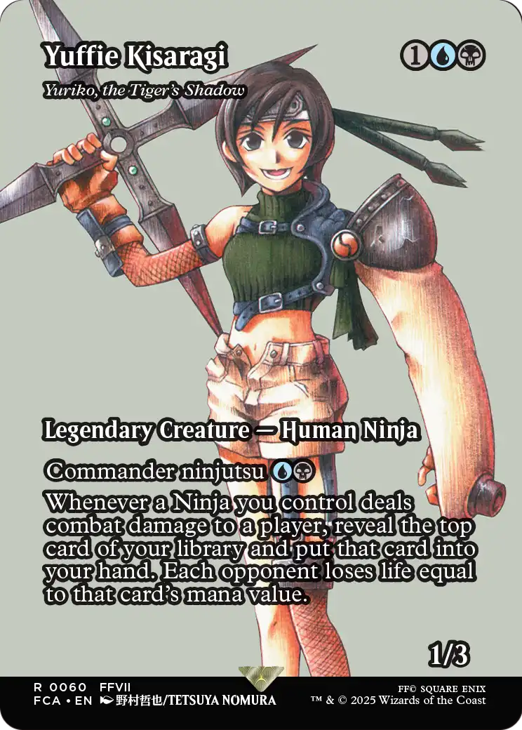 Yuffie Kisaragi - Yuriko, the Tiger's Shadow (Showcase) (060) [Universes Beyond: FINAL FANTASY: Through the Ages]