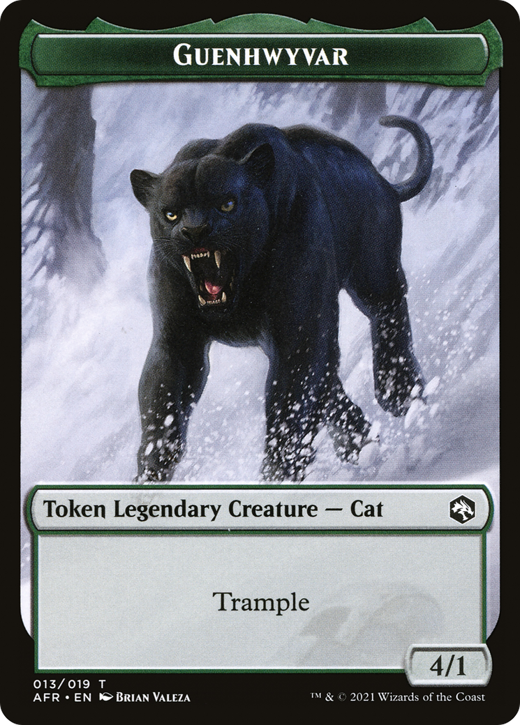 Guenhwyvar (TAFR-013) - Adventures in the Forgotten Realms Tokens Foil