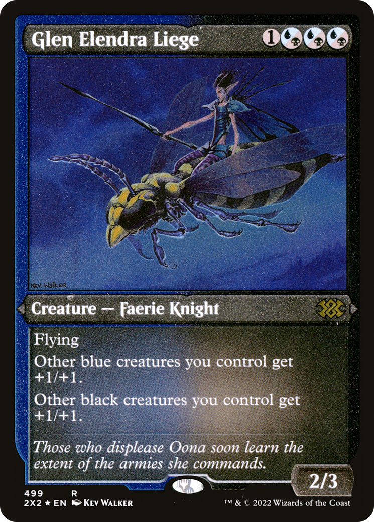 Glen Elendra Liege (Foil Etched) |  Foil (499) [Double Masters 2022]