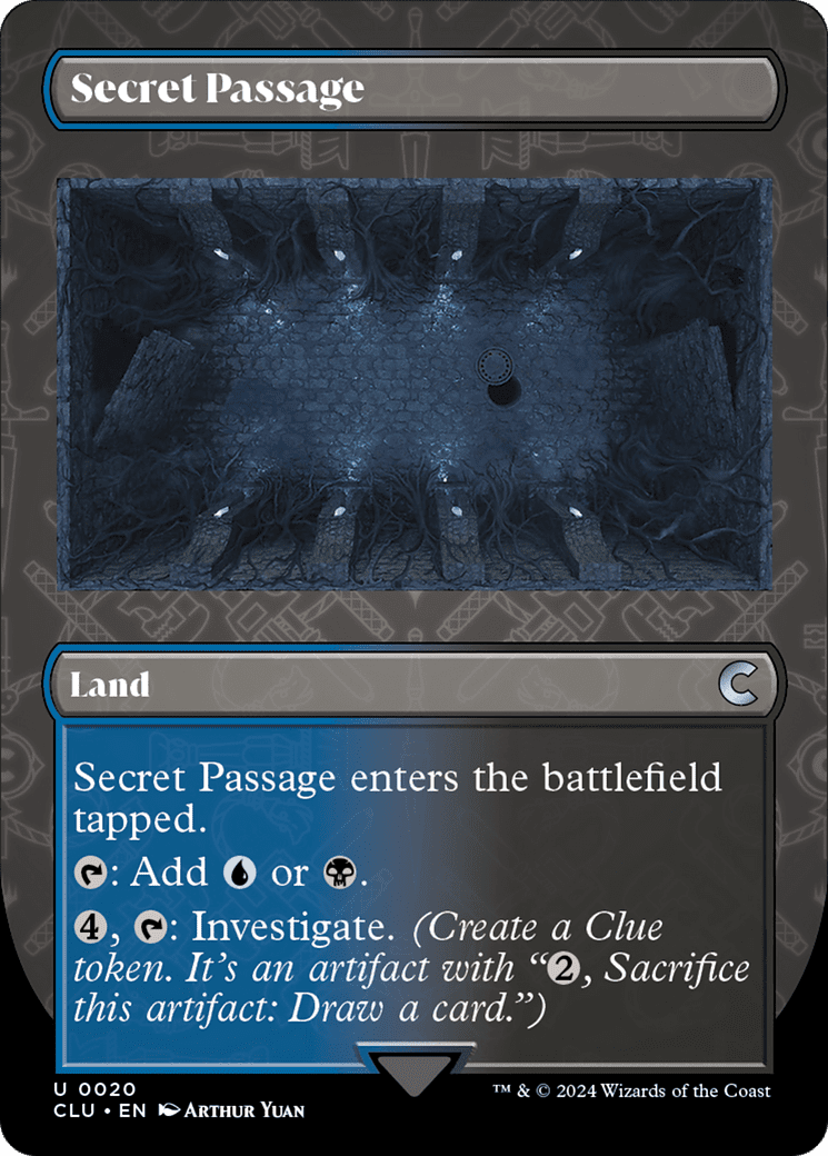 Secret Passage (Borderless) [Ravnica: Clue Edition]