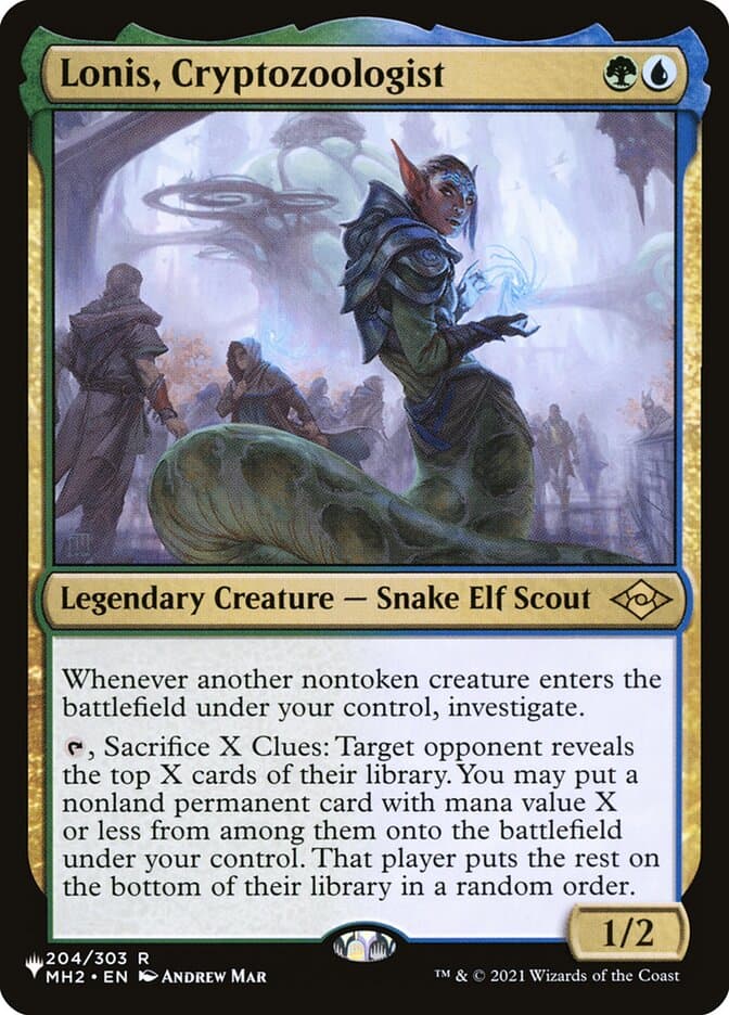 Lonis, Cryptozoologist |  (MH2-204) [The List]