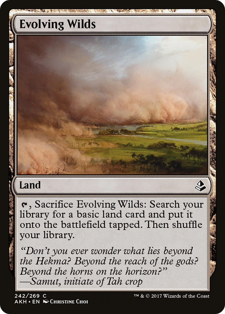 Evolving Wilds [Amonkhet] Foil