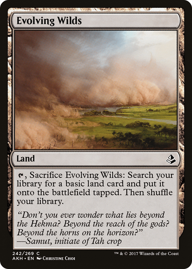 Evolving Wilds [Amonkhet] Foil