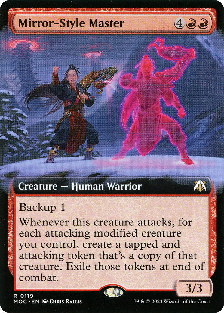 Mirror-Style Master (Extended Art) [March of the Machine Commander] Foil