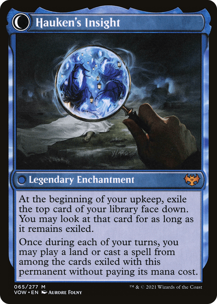 Jacob Hauken, Inspector // Hauken's Insight (VOW-065) - Innistrad: Crimson Vow: (Double Faced Transform)