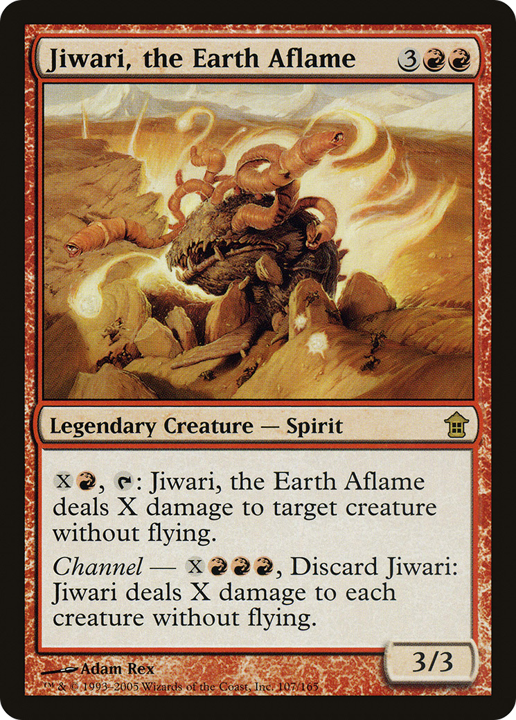 Jiwari, the Earth Aflame [Saviors of Kamigawa] Foil