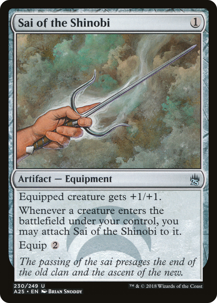 Sai of the Shinobi [Masters 25] Foil
