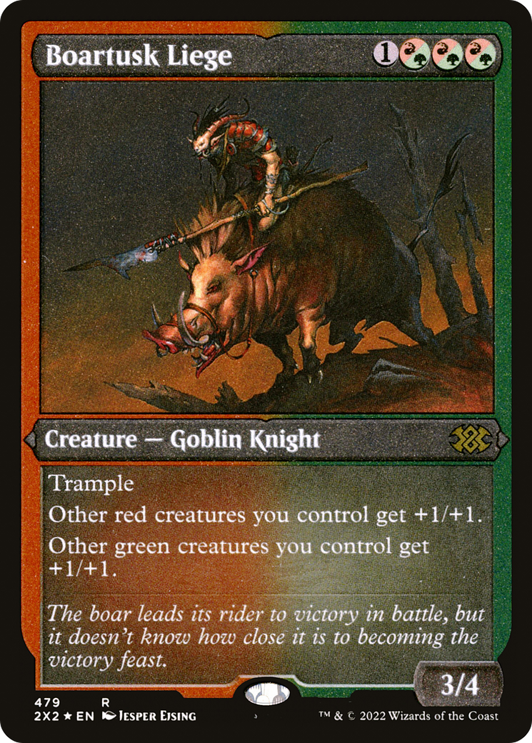 Boartusk Liege (Foil Etched) |  Foil (479) [Double Masters 2022]