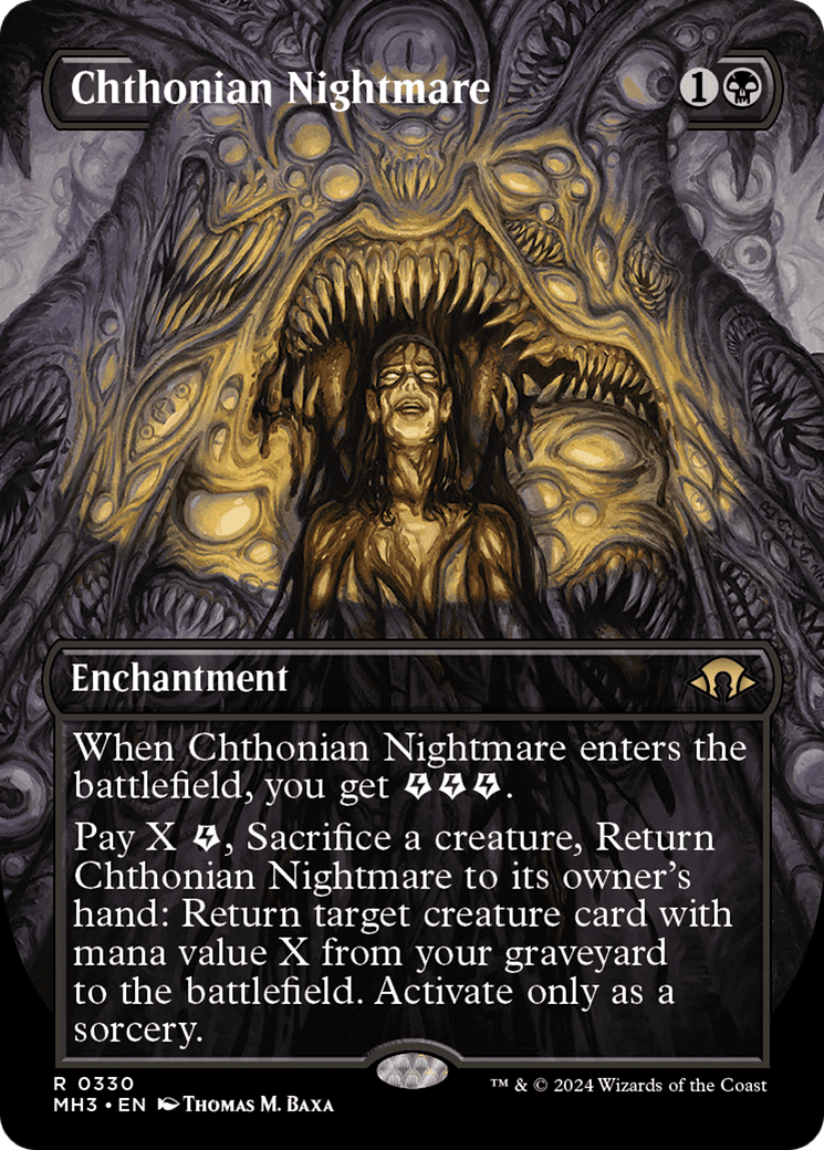Chthonian Nightmare (Borderless) [Modern Horizons 3] Foil