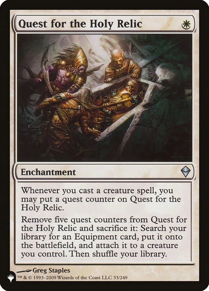 Quest for the Holy Relic |  (ZEN-33) [The List]