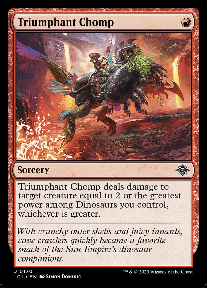 Triumphant Chomp 170/291 (The Lost Caverns of Ixalan) 