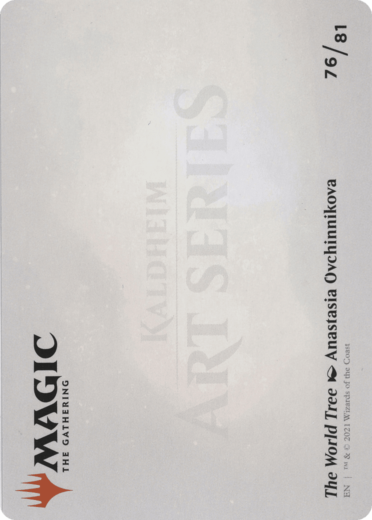 The World Tree // The World Tree (AKHM-076) - Kaldheim Art Series (Borderless)