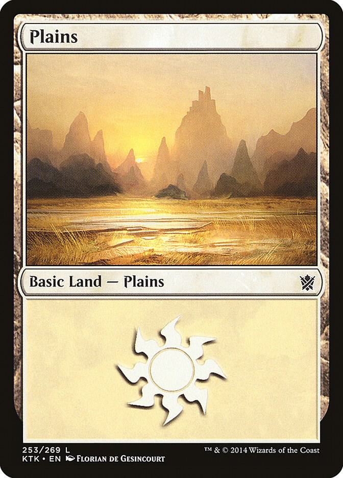 Plains 253/269 (Khans of Tarkir)  - Foil