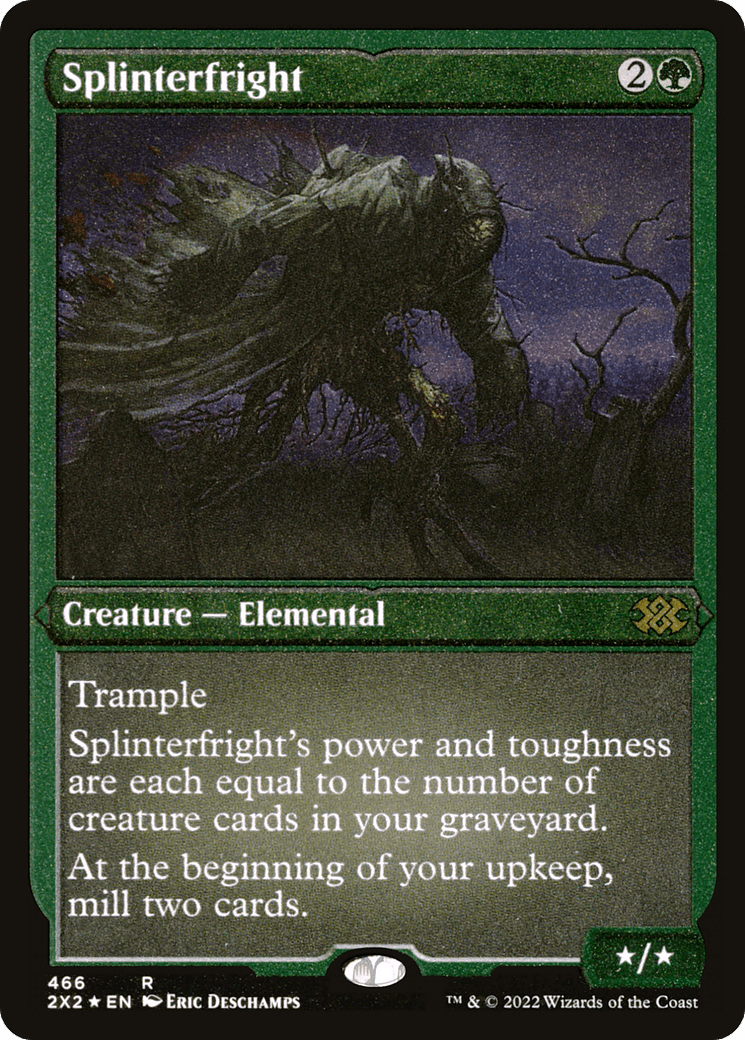 Splinterfright (Foil Etched) |  Foil (466) [Double Masters 2022]