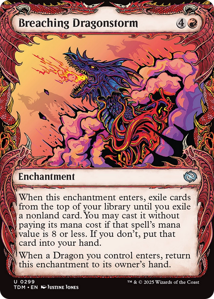 Breaching Dragonstorm (Showcase) (299) [Tarkir: Dragonstorm]