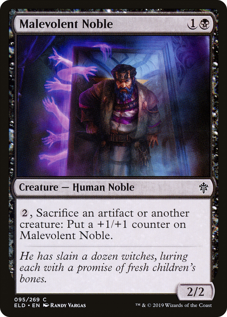 Malevolent Noble [Throne of Eldraine] Foil