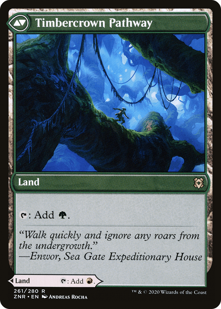 Cragcrown Pathway // Timbercrown Pathway |  (ZNR-261) [The List]