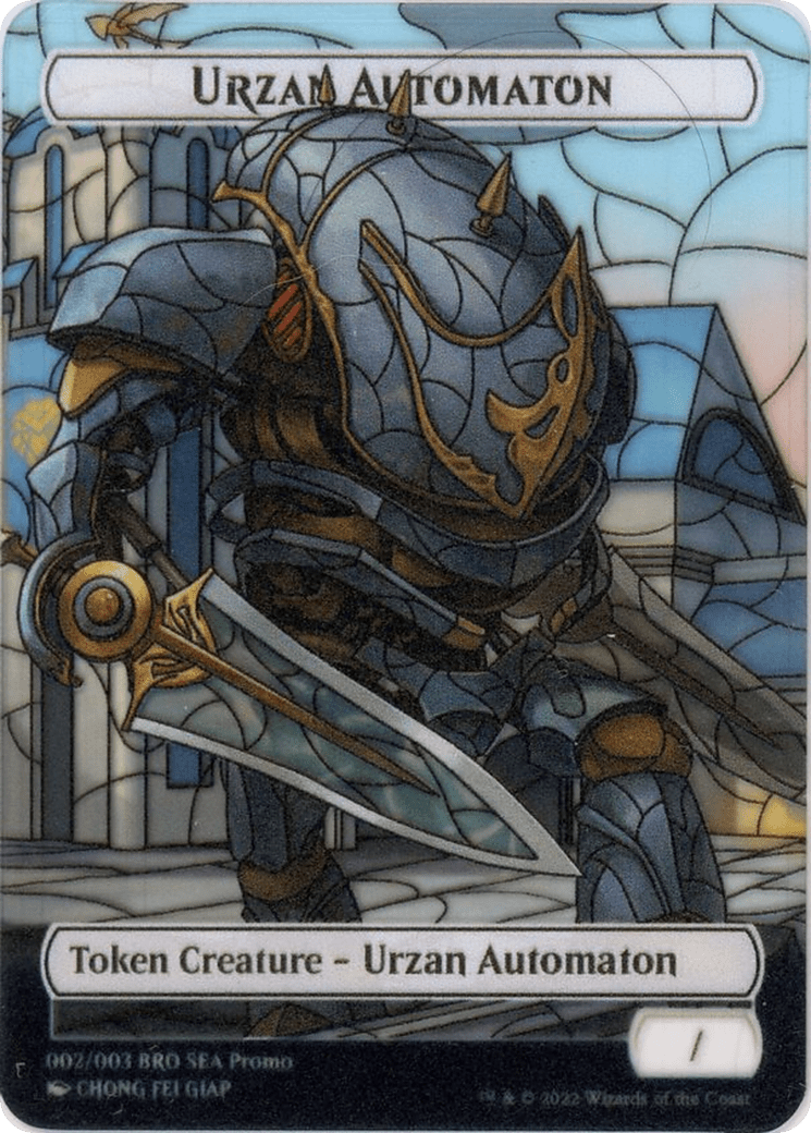 Urzan Automaton (PTBRO-002) - The Brothers' War Southeast Asia Tokens: (Full Art)
