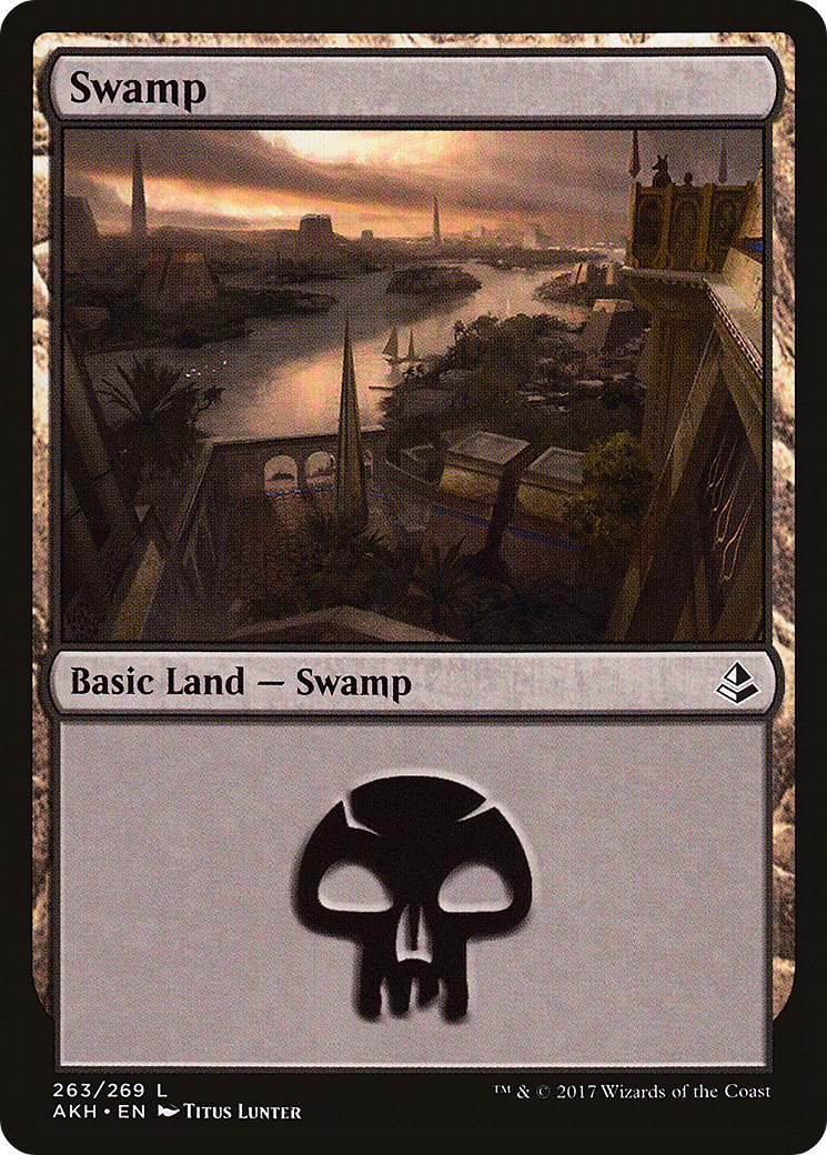 Swamp (263) [Amonkhet] Foil
