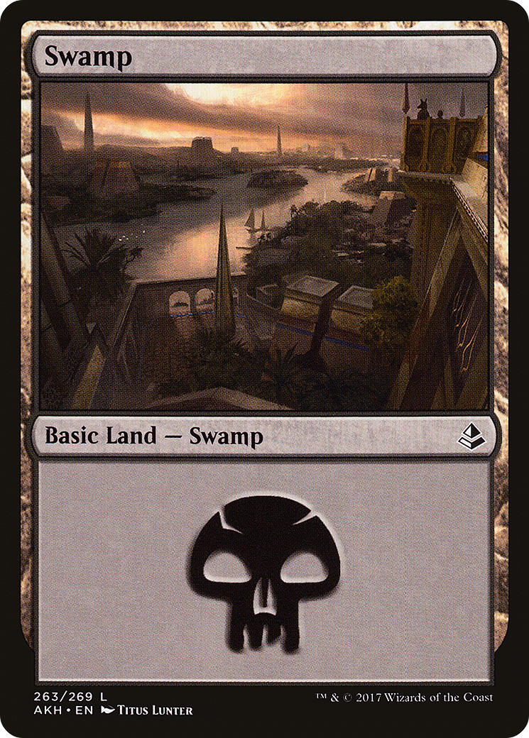 Swamp (263) [Amonkhet] Foil