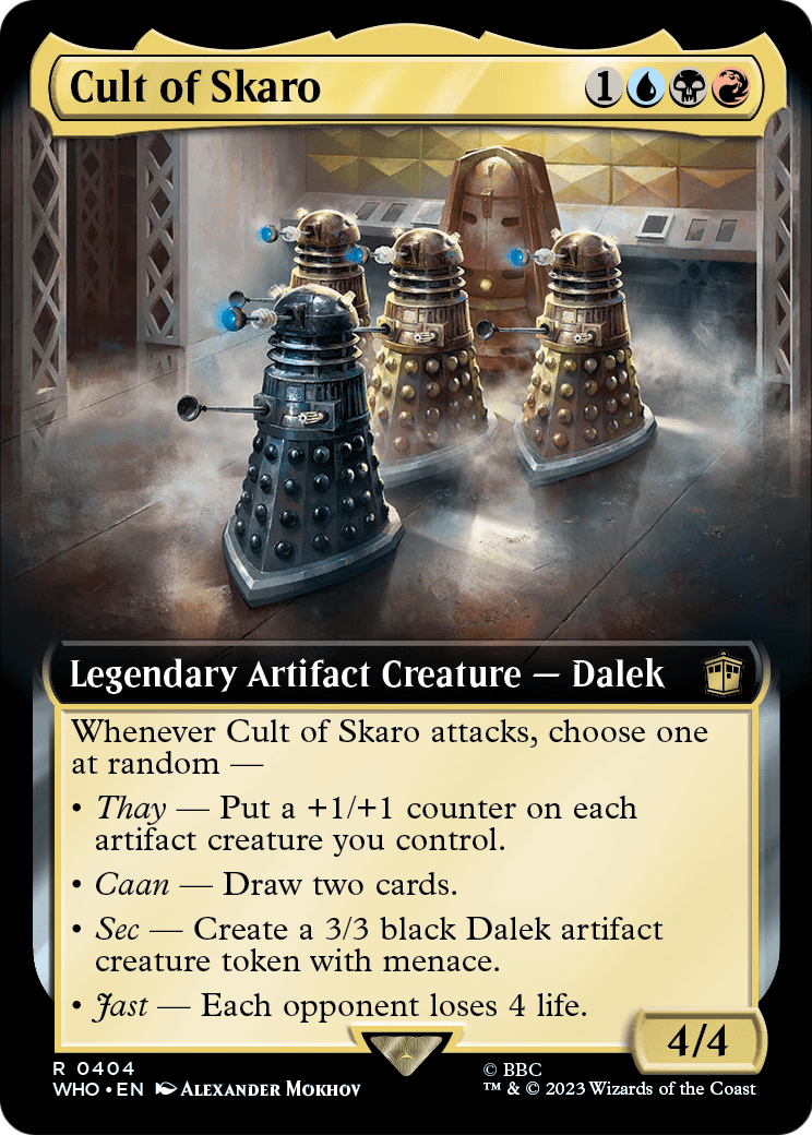 Cult of Skaro (Extended Art) [Doctor Who] Foil