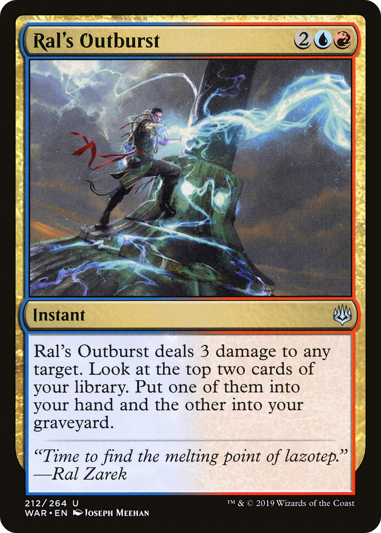 Ral's Outburst [War of the Spark] Foil