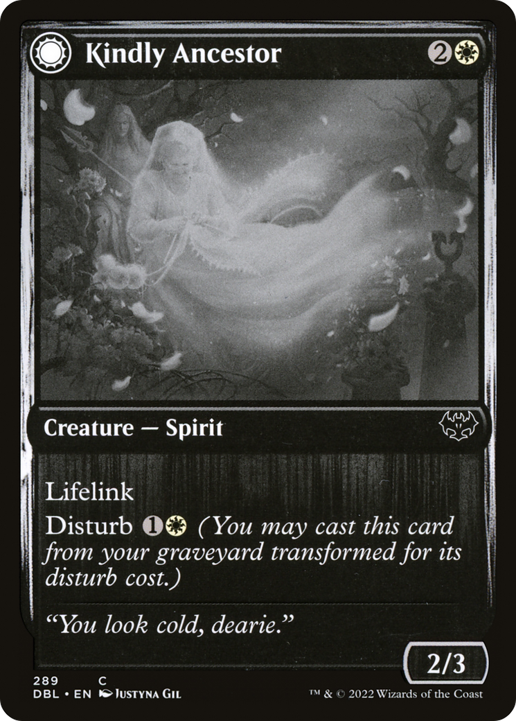 Kindly Ancestor // Ancestor's Embrace [Innistrad: Double Feature] Foil