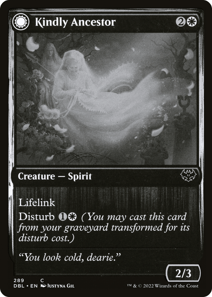 Kindly Ancestor // Ancestor's Embrace [Innistrad: Double Feature] Foil
