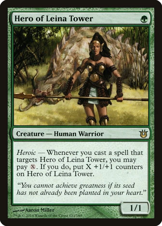Hero of Leina Tower 123/165 (Born of the Gods)  - Foil