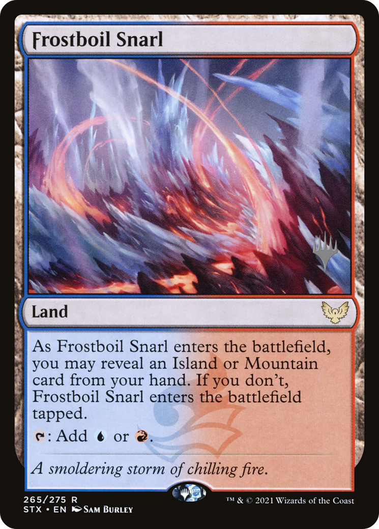 Frostboil Snarl (Promo Pack) [Strixhaven: School of Mages Promos] Foil