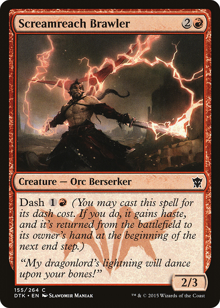 Screamreach Brawler [Dragons of Tarkir] Foil