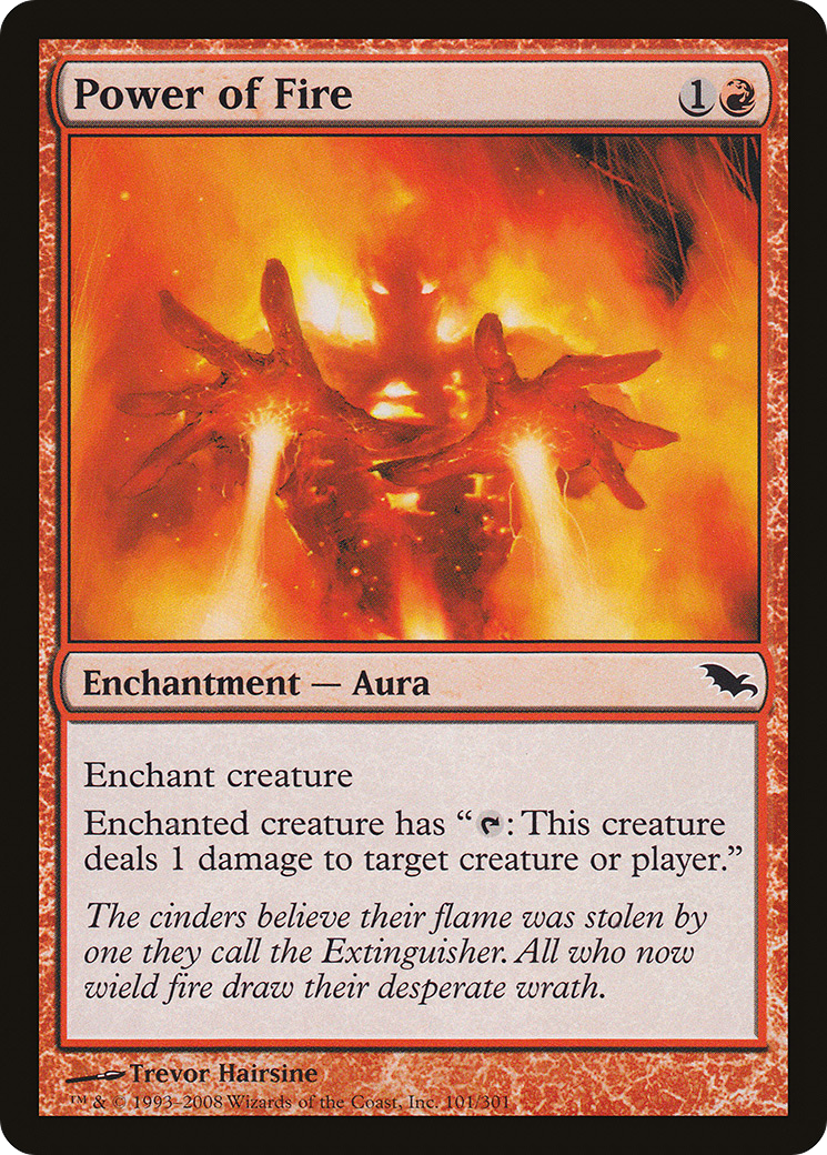 Power of Fire [Shadowmoor] Foil