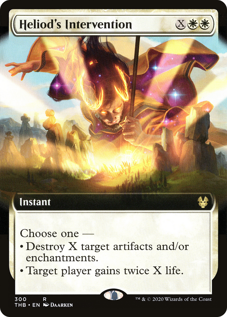 Heliod's Intervention (Extended Art) [Theros Beyond Death] Foil