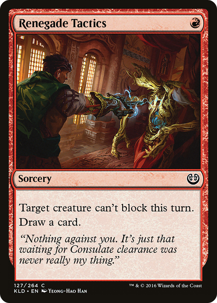 Renegade Tactics [Kaladesh] Foil