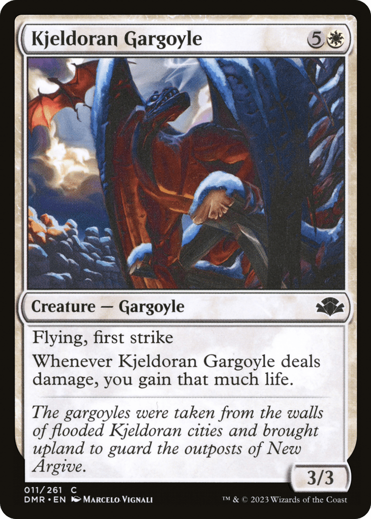 Kjeldoran Gargoyle [Dominaria Remastered] Foil
