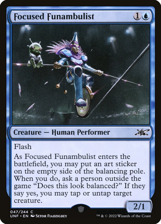 Focused Funambulist 47/244 (Unfinity)  - Foil