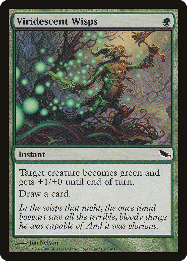 Viridescent Wisps [Shadowmoor] Foil