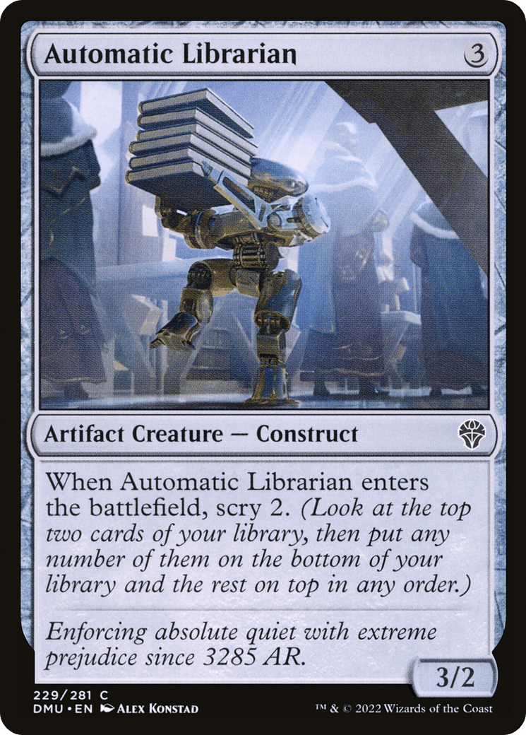 Automatic Librarian [Dominaria United] Foil