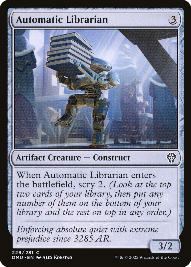Automatic Librarian [Dominaria United] Foil