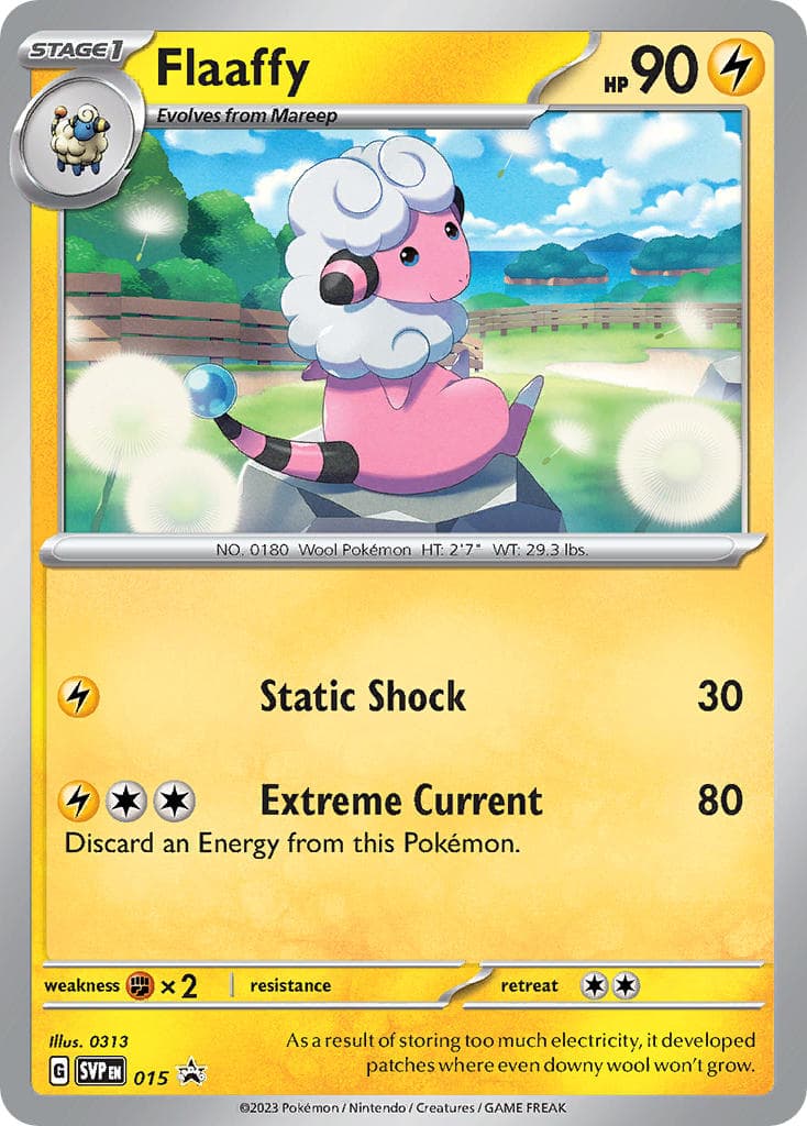 Flaaffy 015- SV Scarlet & Violet Promo Cards