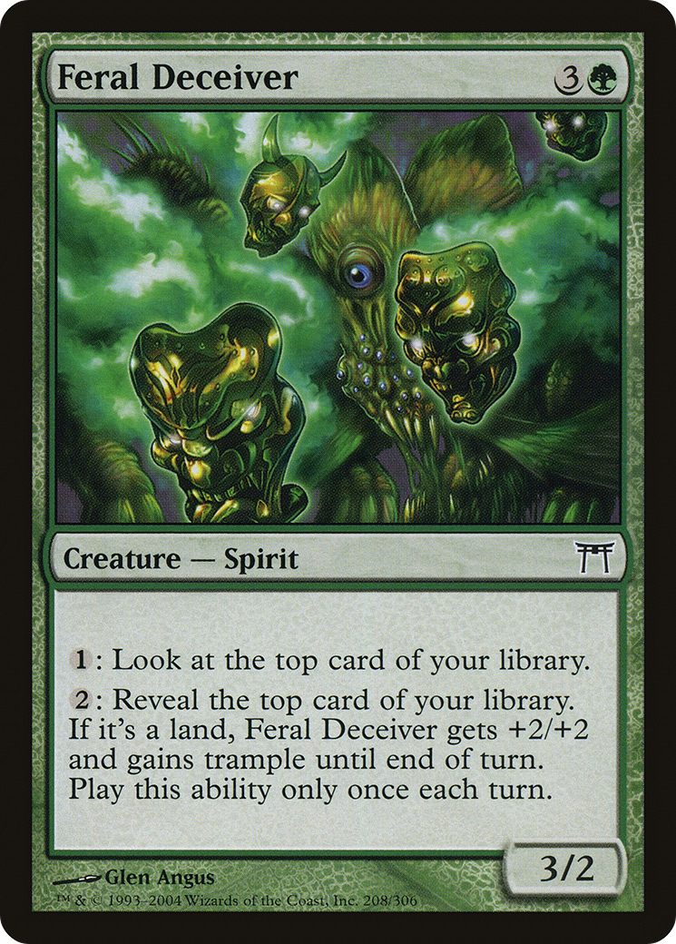 Feral Deceiver [Champions of Kamigawa] Foil