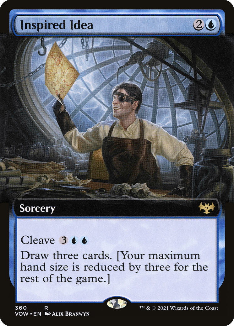 Inspired Idea (Extended Art) [Innistrad: Crimson Vow] Foil