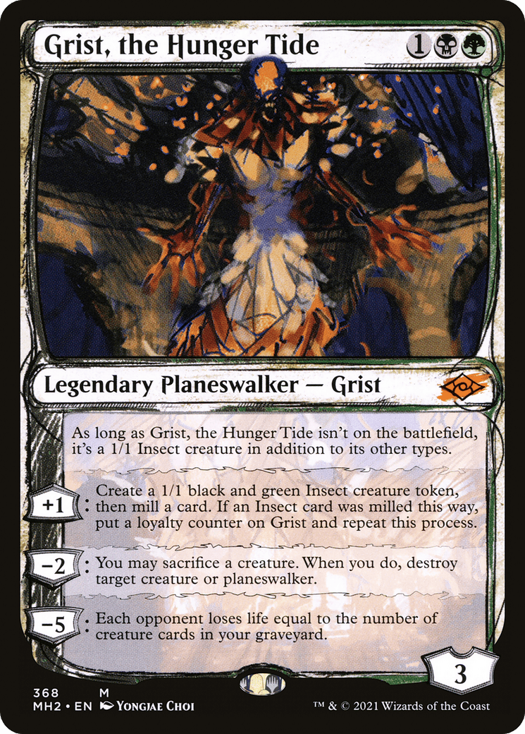 Grist, the Hunger Tide (Sketch) [Modern Horizons 2] Foil