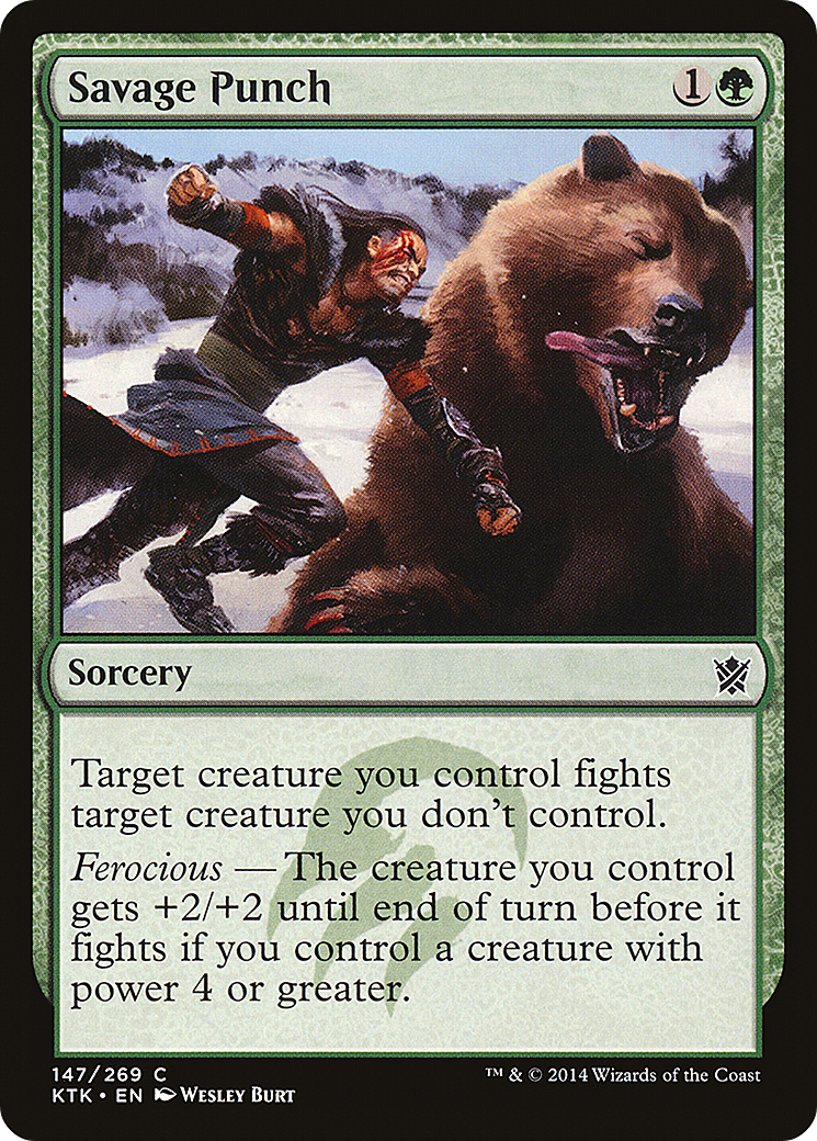 Savage Punch [Khans of Tarkir] Foil