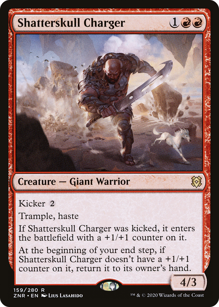 Shatterskull Charger [Zendikar Rising] Foil
